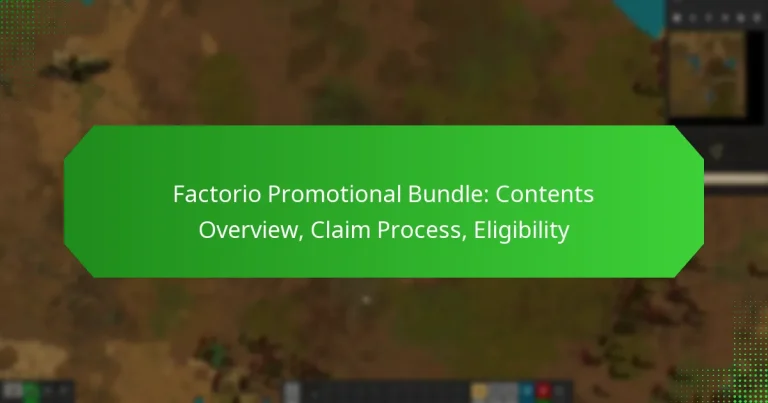 Factorio Promotional Bundle: Contents Overview, Claim Process, Eligibility