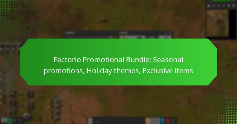 Factorio Promotional Bundle: Seasonal promotions, Holiday themes, Exclusive items