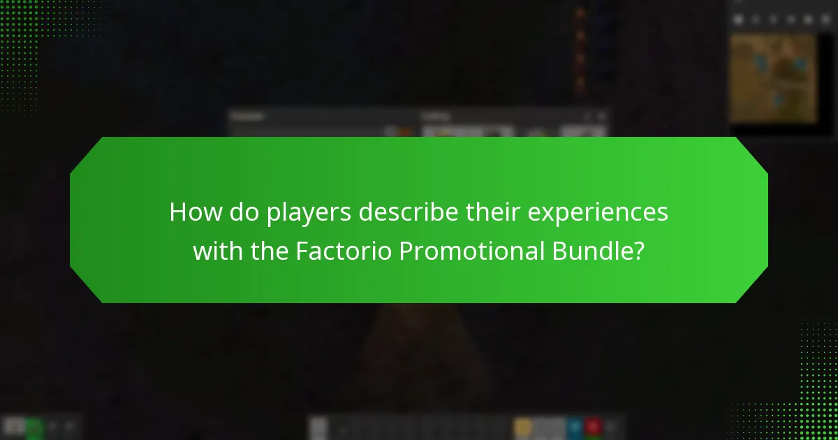 What are success stories related to the Factorio Promotional Bundle?