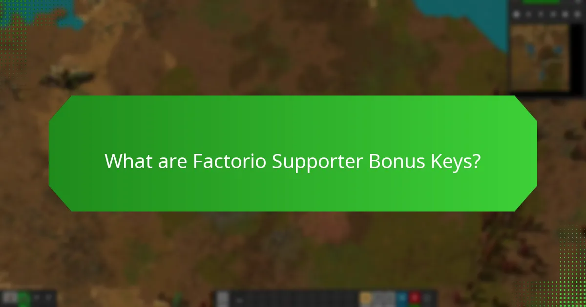 What delivery methods are used for Factorio Supporter Bonus Keys?