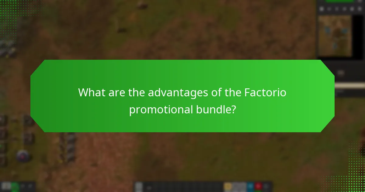 Which platforms offer the Factorio promotional bundle?