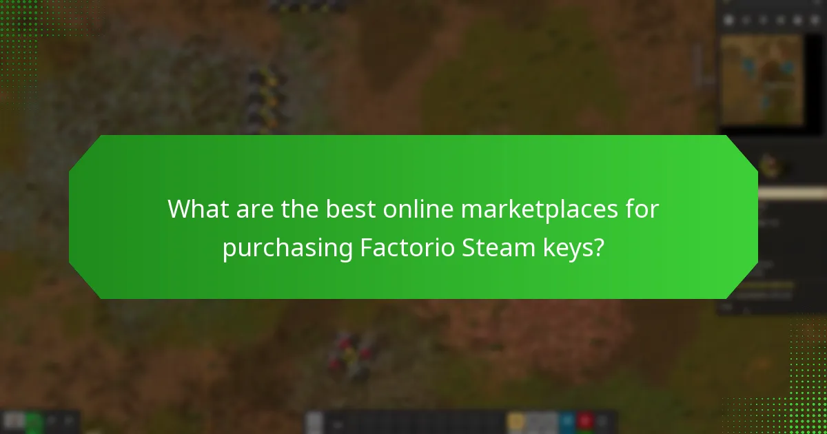 What risks are involved in buying Factorio Steam keys from third-party sellers?
