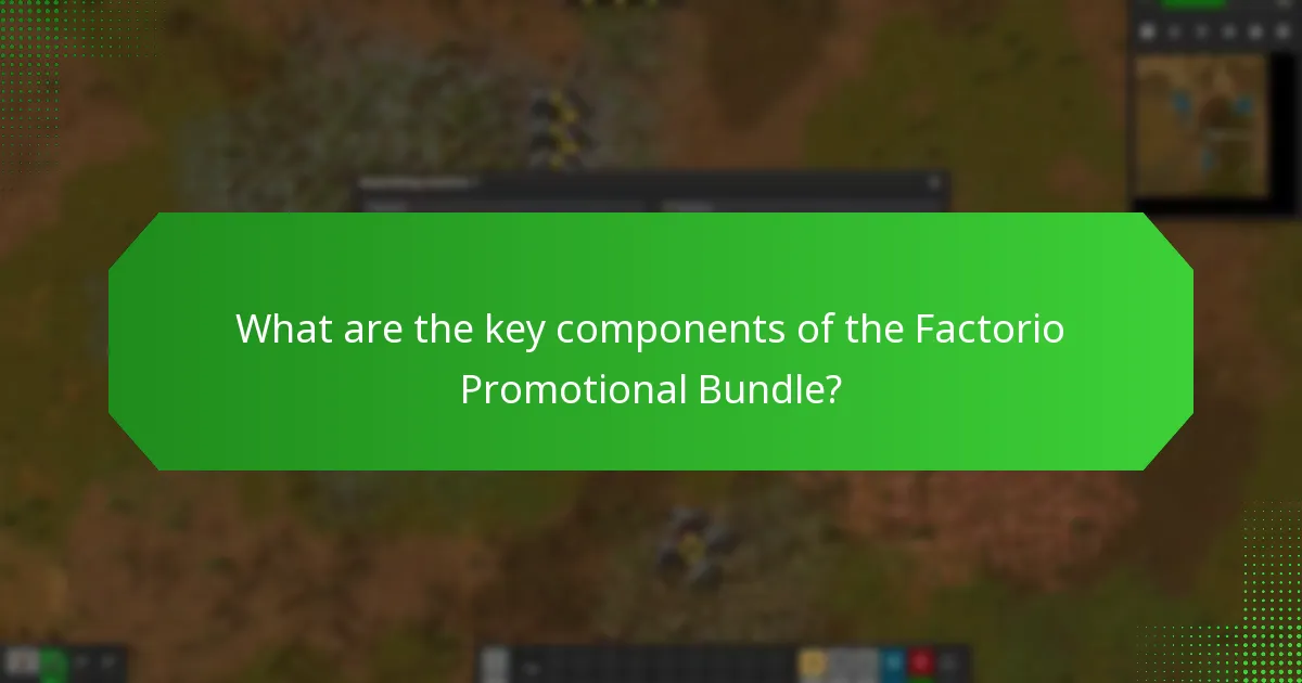 What are the benefits of purchasing the Factorio Promotional Bundle?