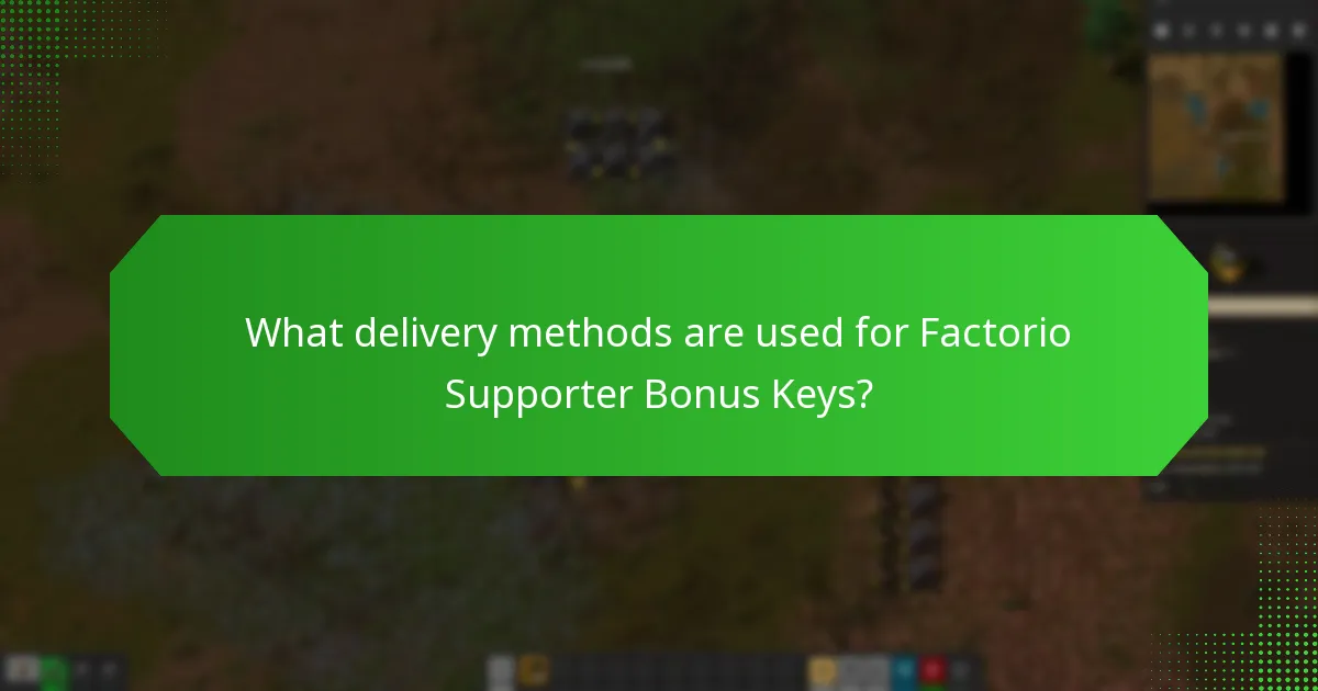 When can supporters expect to receive their Factorio Bonus Keys?